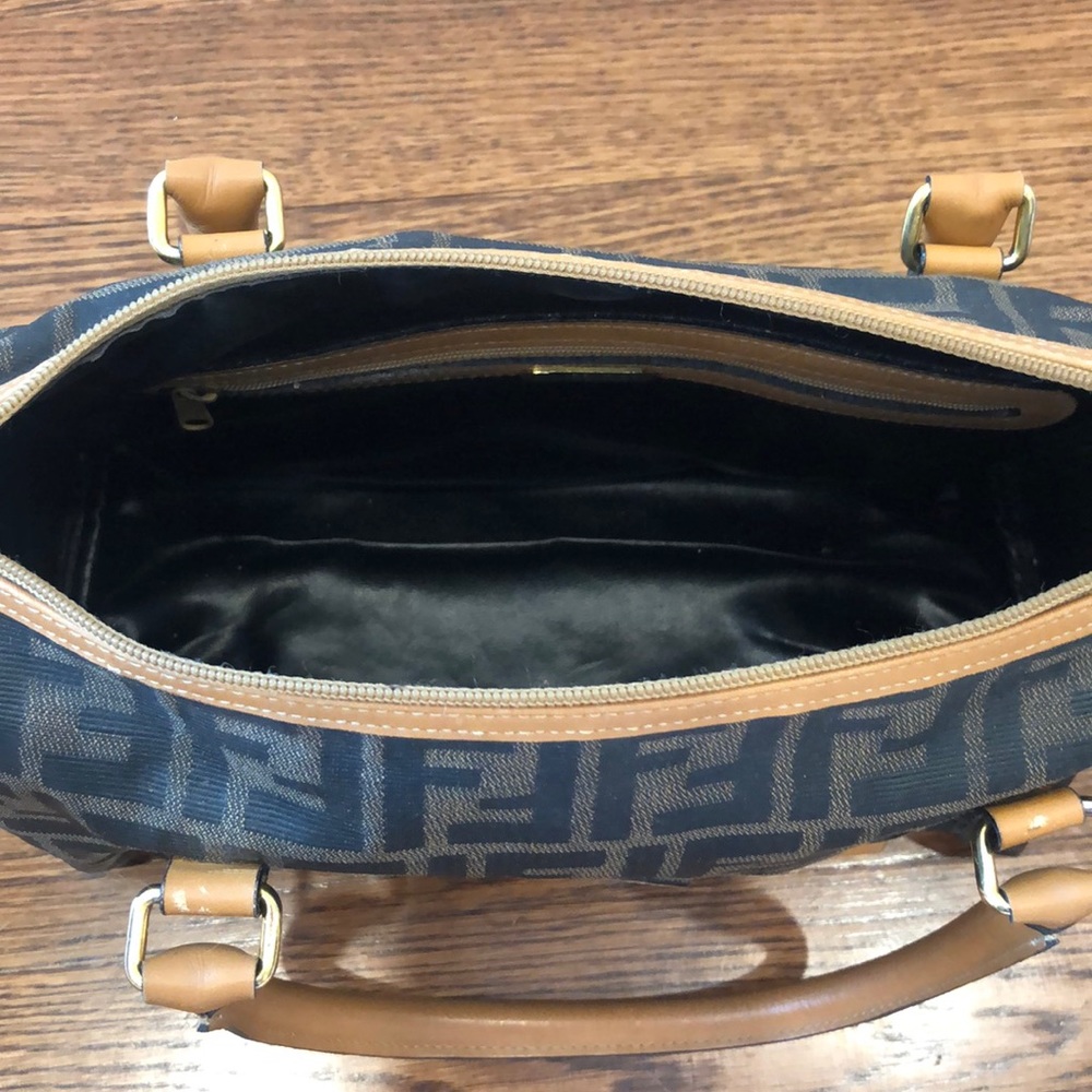 FENDI Roma Italy 1925 brown bag - Picture 4 of 6